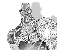 Thanos Caricature Blog