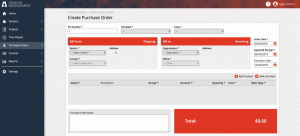 Aysling Vendor Management Purchase Orders